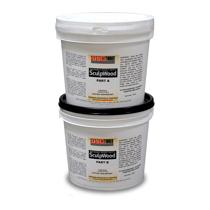SculpWood Epoxy Putty Kit - Size:2 Gallon